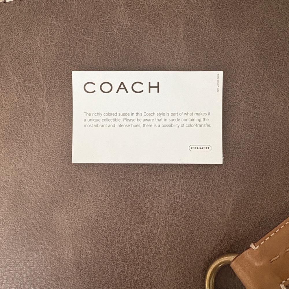 Coach Tan and Brown Shoulder Bag - Picture 7 of 7